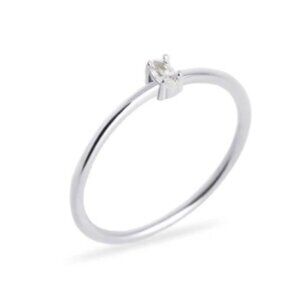 MIA - Sienna Ring - Stainless Steel with  cubic zirconia - Size 8